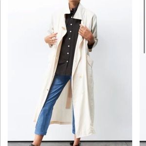 NWT Olympia Etal linen trench coat